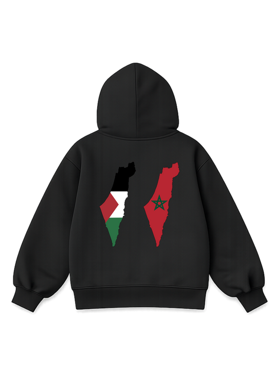 SWEAT UNISEXE PALESTINE NOIR