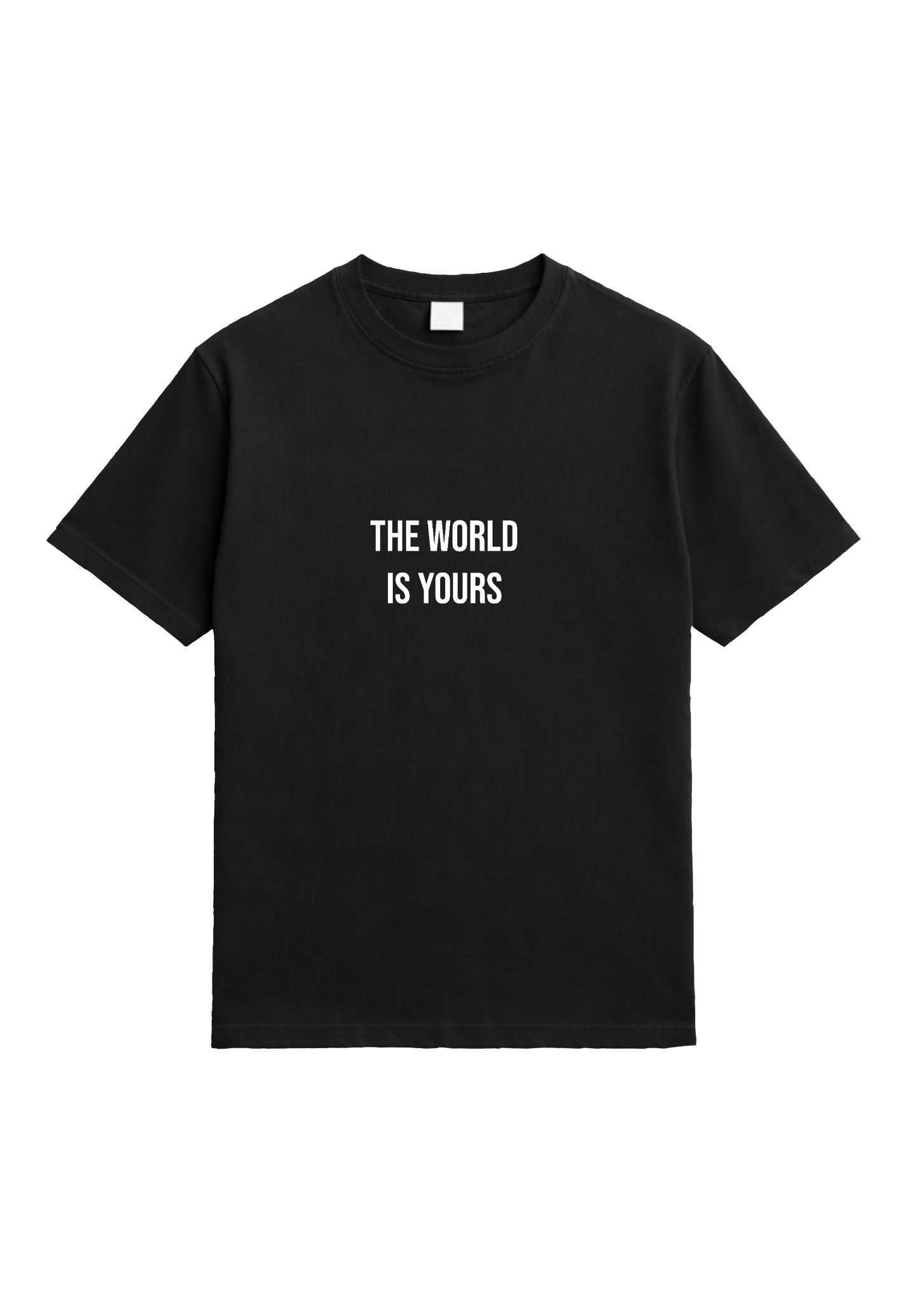 T-SHIRT UNISEXE PALESTINE NOIR